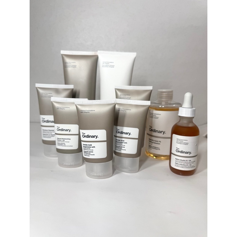 NEW The Ordinary Beauty Bundle Cleansers Moisturizer Serum 10 pc